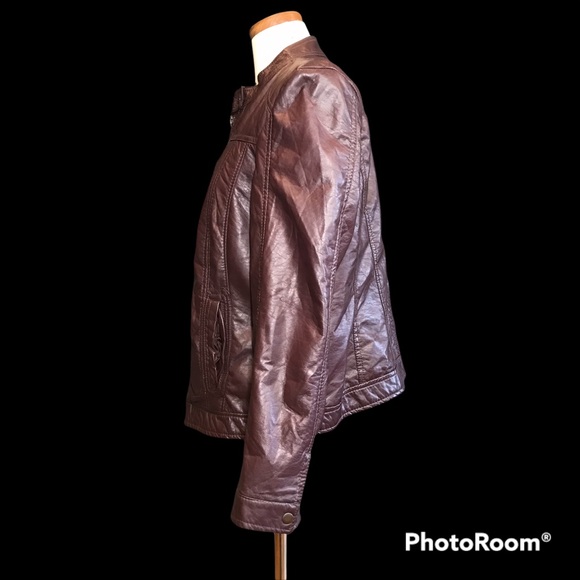 J2 by Jou Jou Faux Leather Jacket - Picture 3 of 11